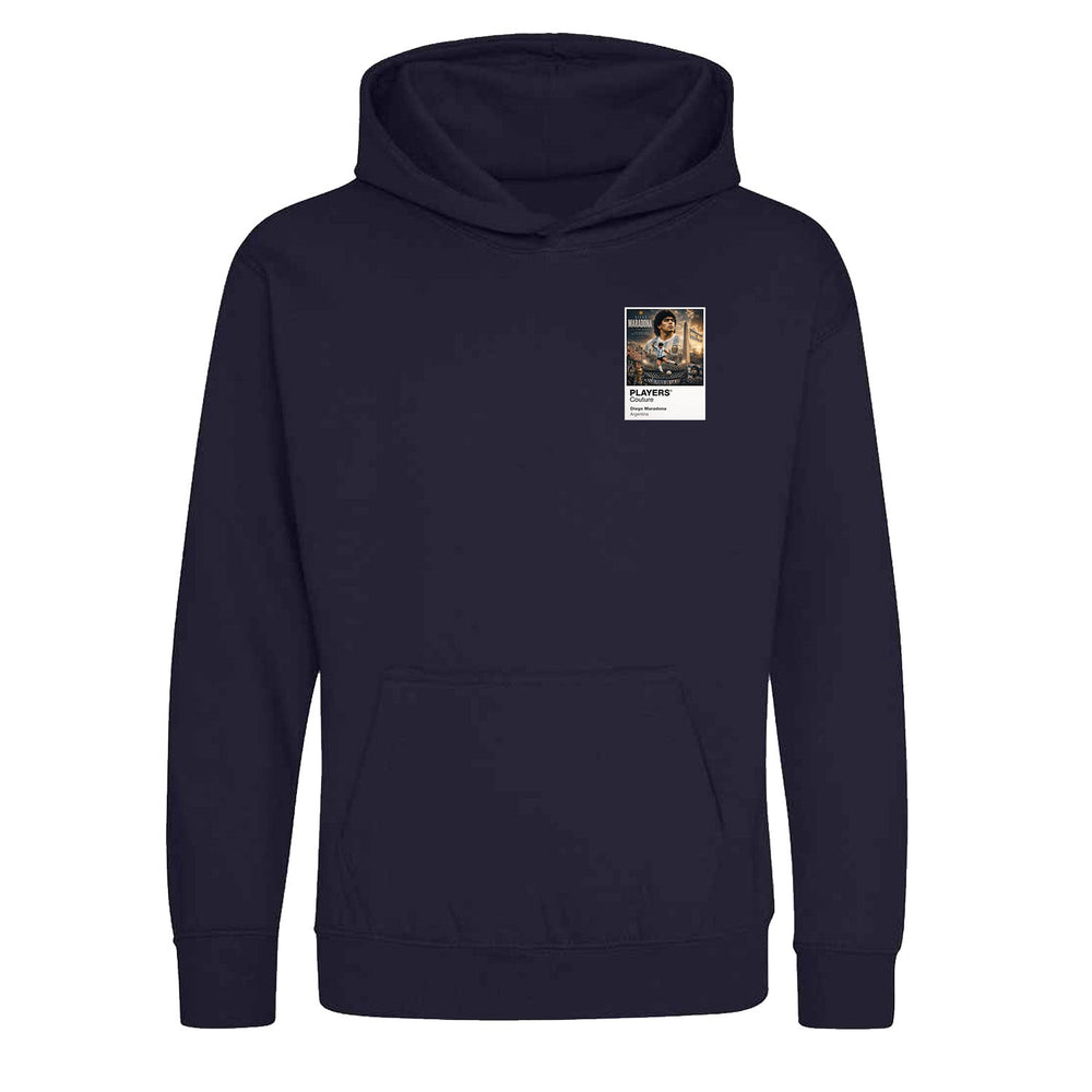 Diego Maradona Argentina Atlas Frame White kids hoodie by Players Couture