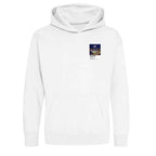 Diego Maradona Boca Juniors Icons in Lights Frame Kids Hoodie in White