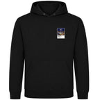 Diego Maradona Boca Juniors Icons in Lights Frame Men's Hoodie in Black