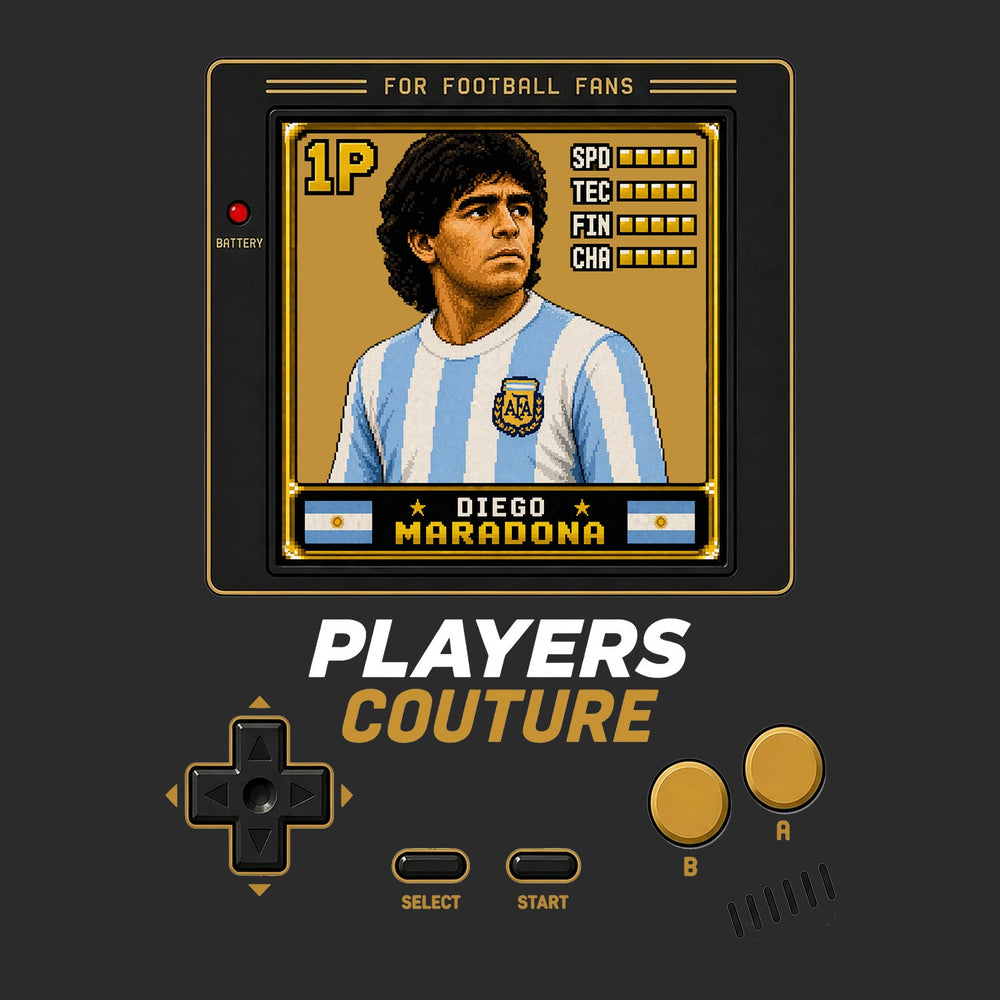 Diego Maradona Legend 8-Bit Men's Hoodie - image 1