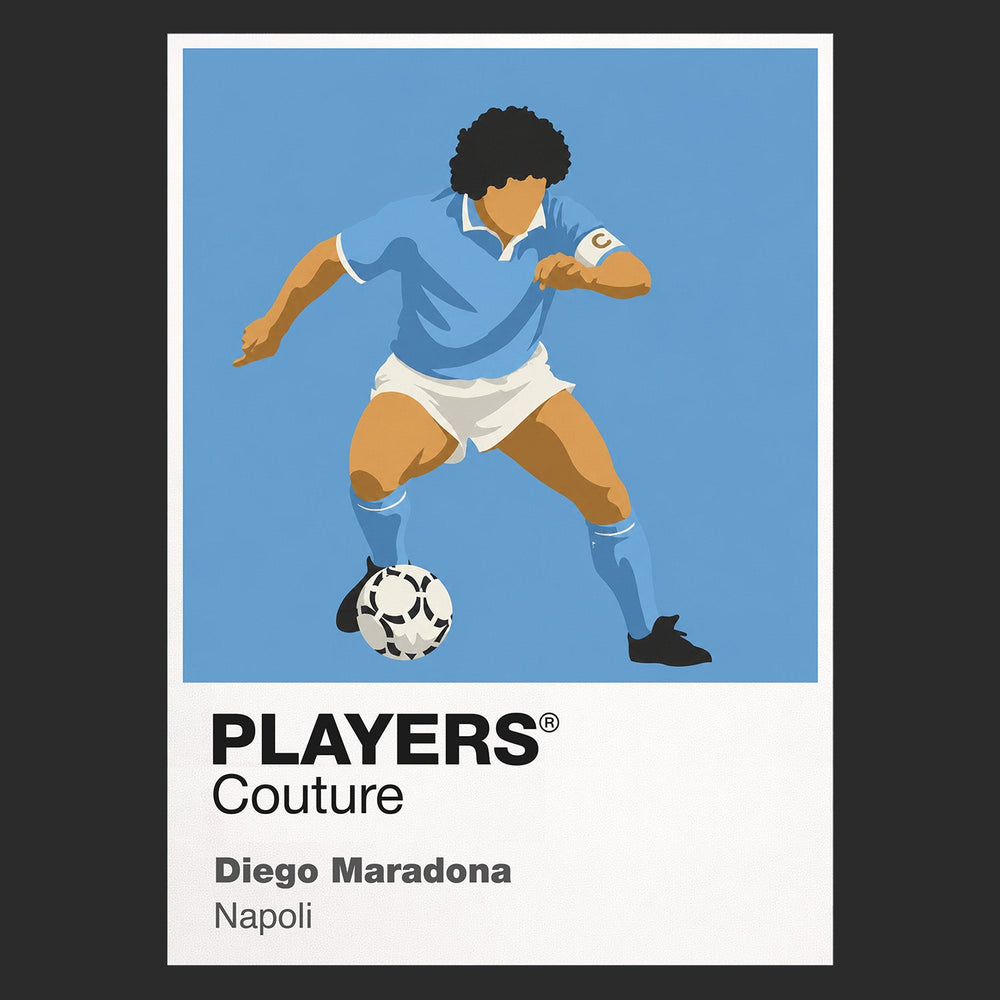 Diego Maradona Napoli Icon Frame — Black