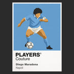 Diego Maradona Napoli Icon Frame — Black