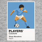 Diego Maradona Napoli Icon Frame — Gray