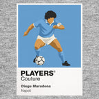 Diego Maradona Napoli Icon Frame — Gray