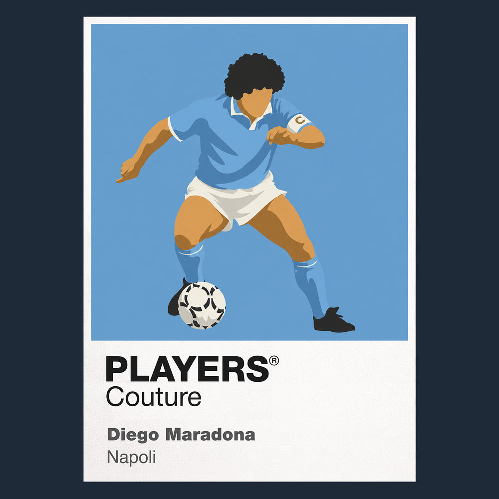 Diego Maradona Napoli Icon Frame — Navy