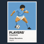 Diego Maradona Napoli Icon Frame — Navy