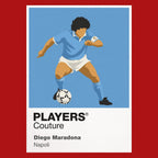 Diego Maradona Napoli Icon Frame — Red