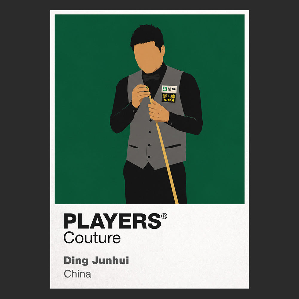 Ding Junhui Snooker Icon Frame Men's Hoodie