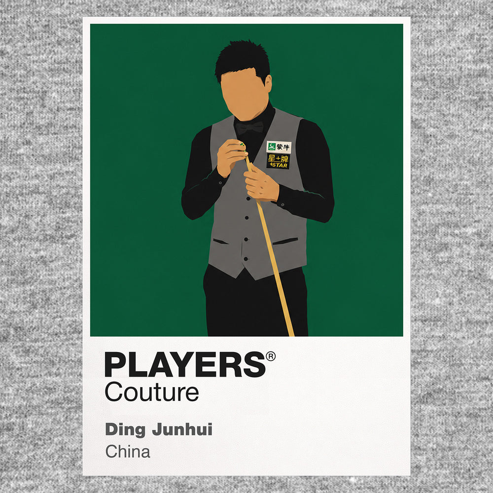Ding Junhui Snooker Icon Frame Men's Hoodie