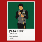 Ding Junhui Snooker Icon Frame Men's Hoodie