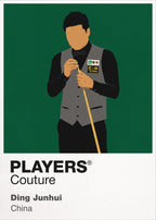 Ding Junhui Snooker Icon Frame Men's Hoodie