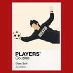 Dino Zoff Juventus Icon Frame — Red