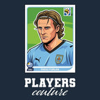 Diego Forlan World Cup Sticker Kids Hoodie – diogo forlan navy Players Couture design