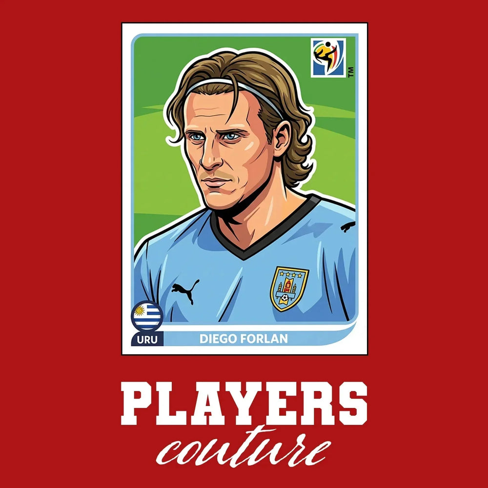 Diego Forlan World Cup Sticker Kids Hoodie – diogo forlan red Players Couture design