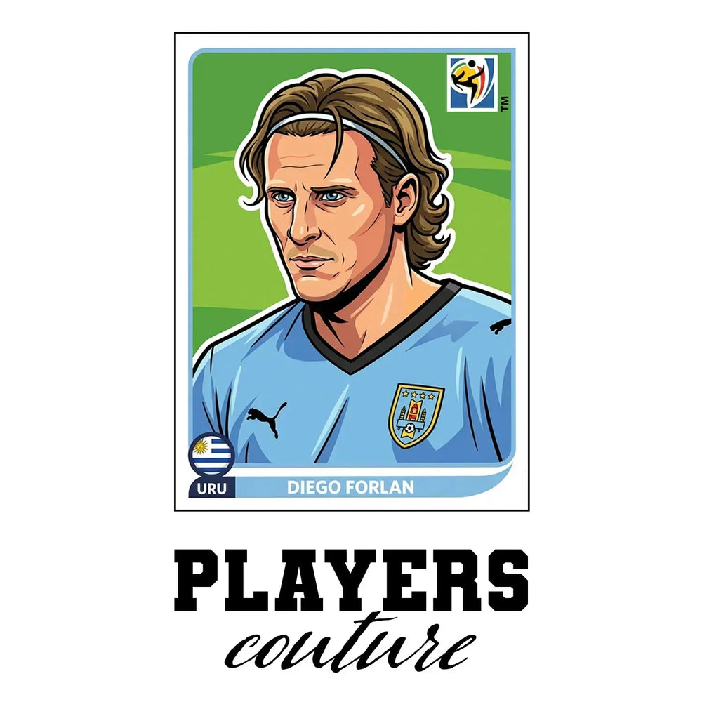 Diego Forlan World Cup Sticker Kids Hoodie – diogo forlan white Players Couture design