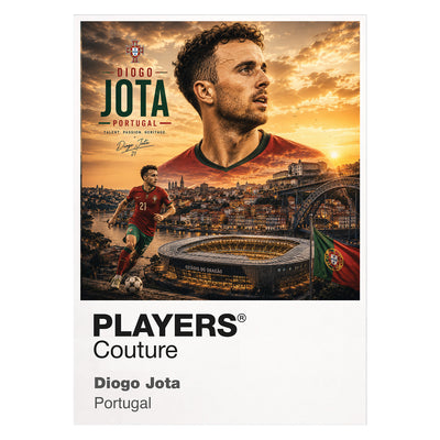 Diogo Jota Portugal Atlas Frame artwork by Players Couture