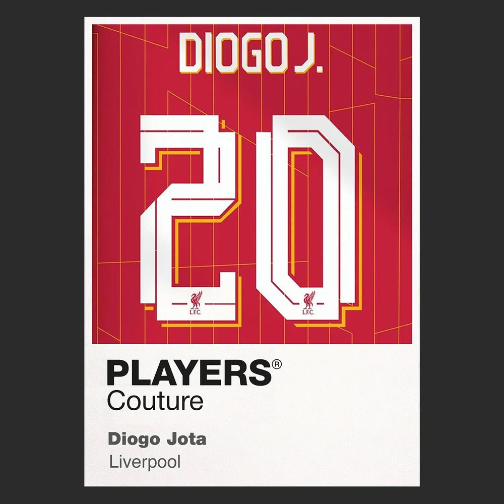 Diogo Jota 20 Football Shirt Frame Men's Hoodie – black close-up detail shot of the Diogo Jota 20 Football Players Couture