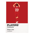 Diogo Jota Liverpool Icon Frame Kids T-Shirt — White Artwork