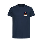 Diogo Jota Liverpool Icons in Lights Frame Kids T-Shirt in Navy