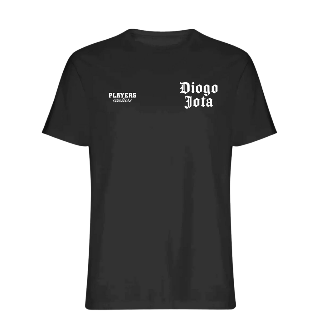 Diogo Jota Logo Players Couture Mens T-Shirt Black