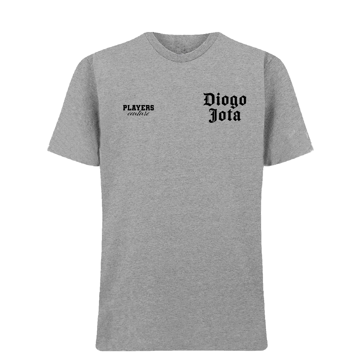 Diogo Jota Logo Players Couture Mens T-Shirt Gray