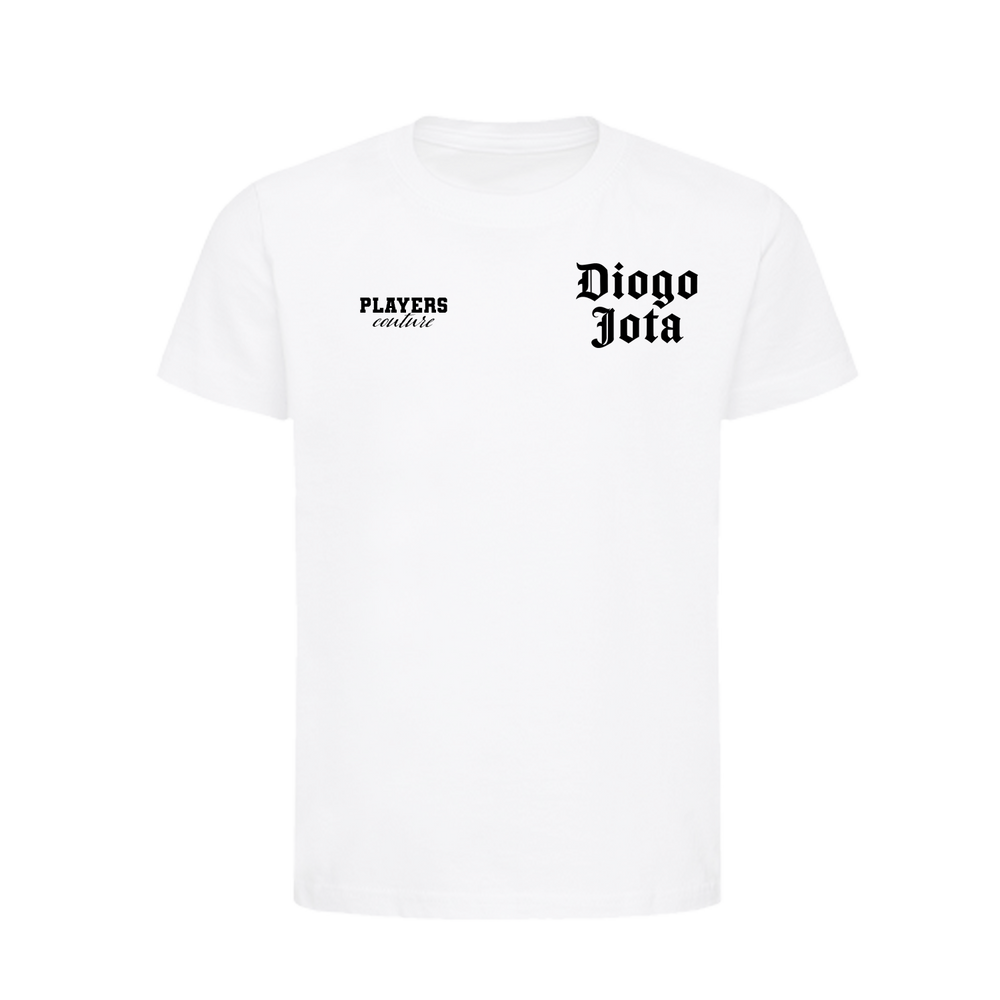 Diogo Jota Logo Players Couture Kids T-Shirt White