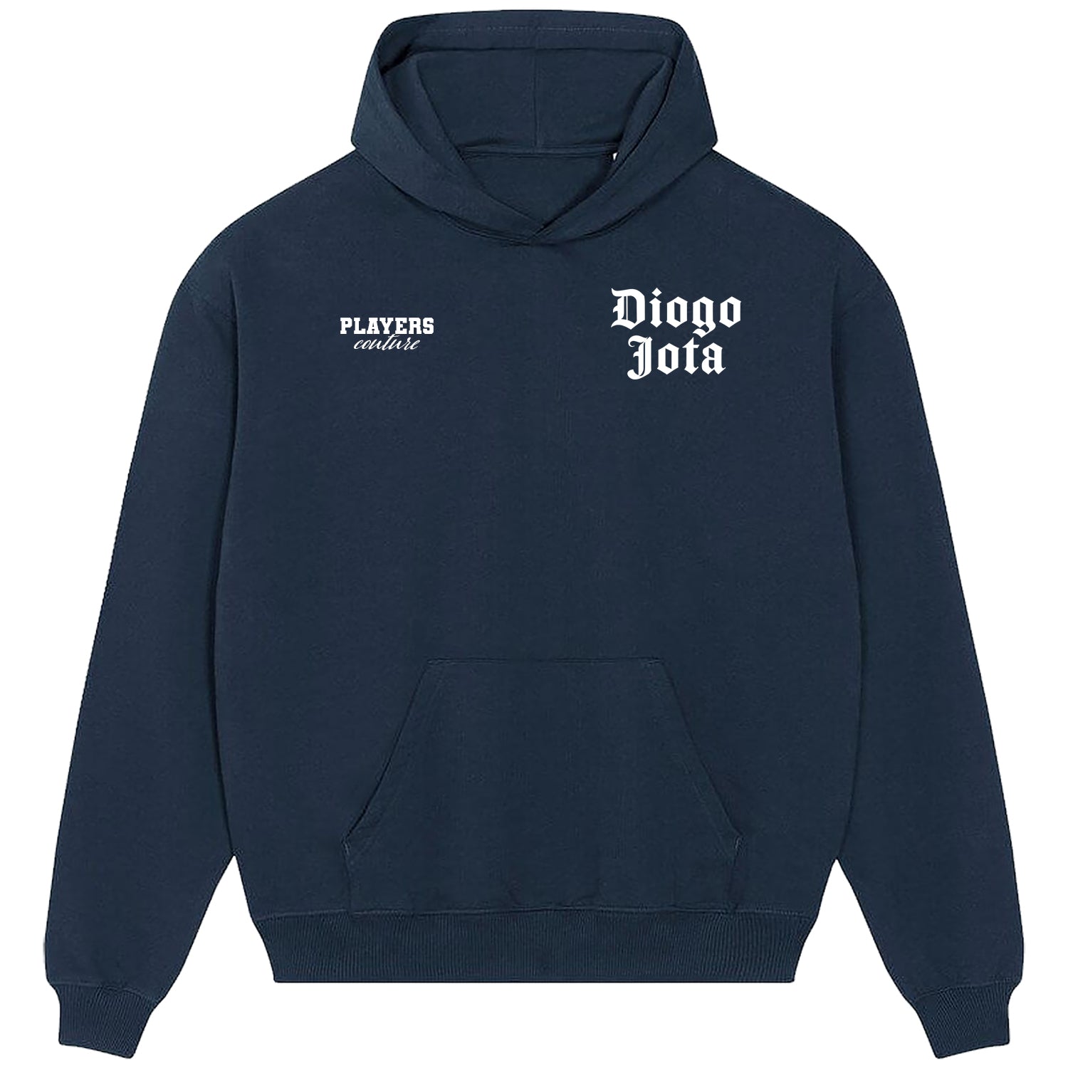 Diogo Jota Logo Players Couture Men's Casual Hoodie Navy