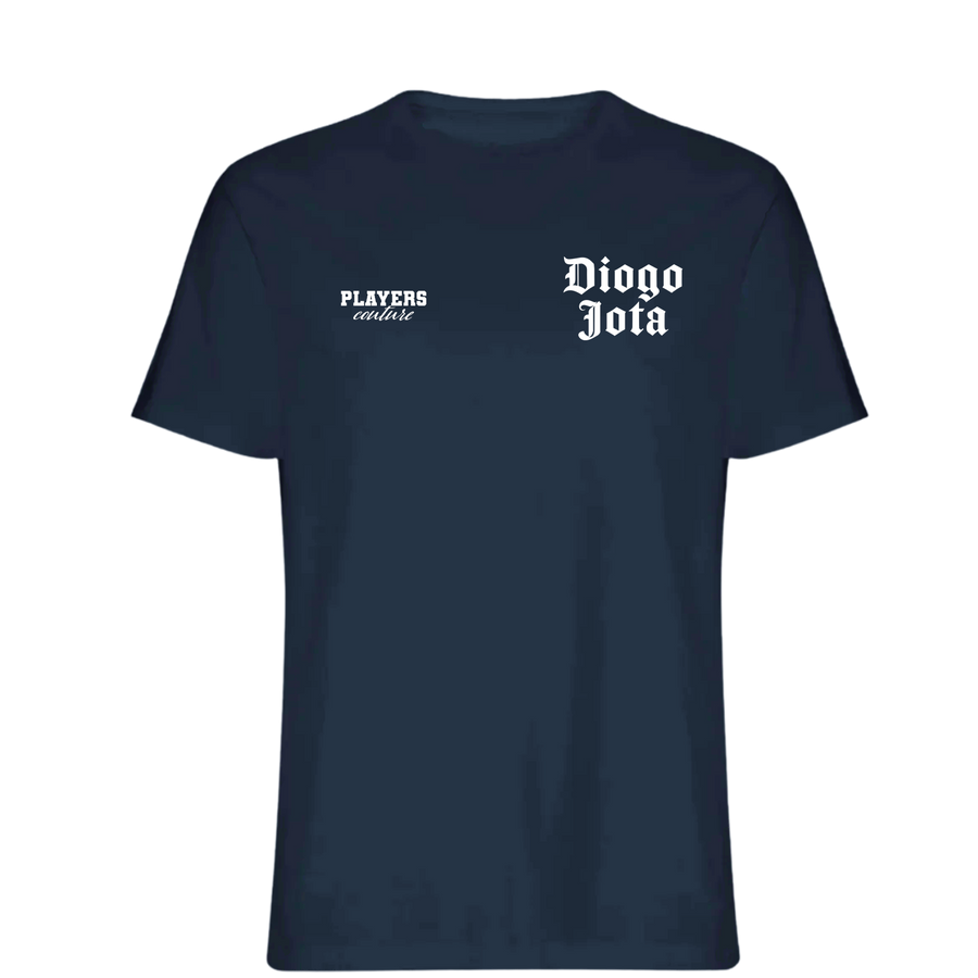 Diogo Jota Logo Players Couture Mens T-Shirt Navy
