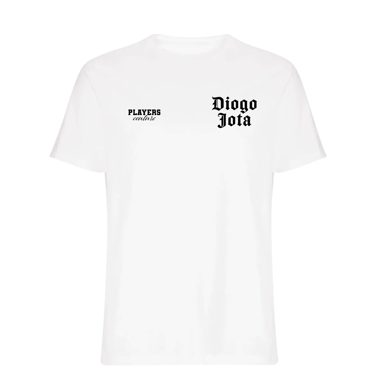 Diogo Jota Logo Players Couture Mens T-Shirt White