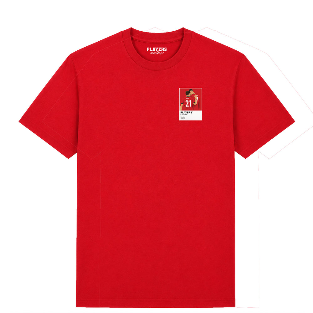 Diogo Jota Players Couture Mens Red T-Shirt