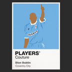 Dion Dublin Coventry City Icon Frame — Black