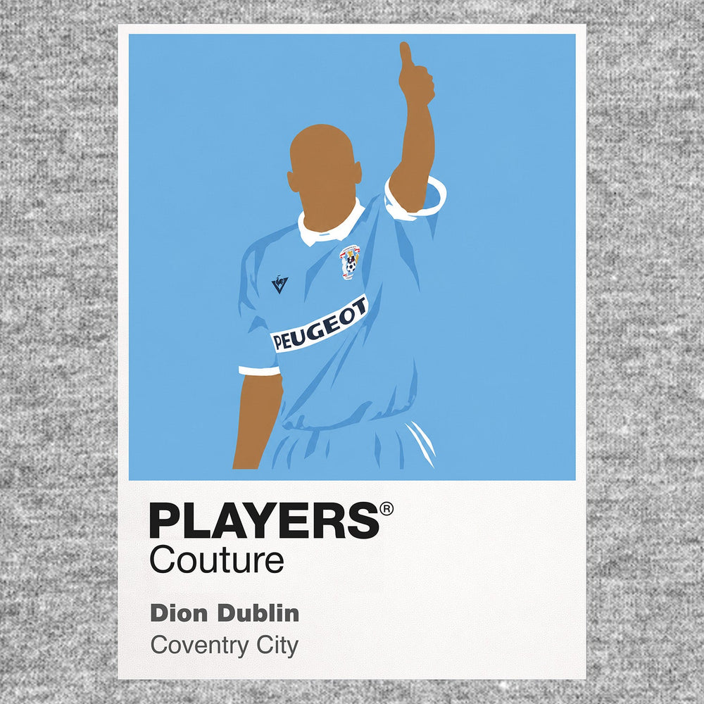 Dion Dublin Coventry City Men's Hoodie - Grey