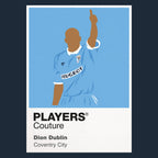 Dion Dublin Coventry City Icon Frame — Navy