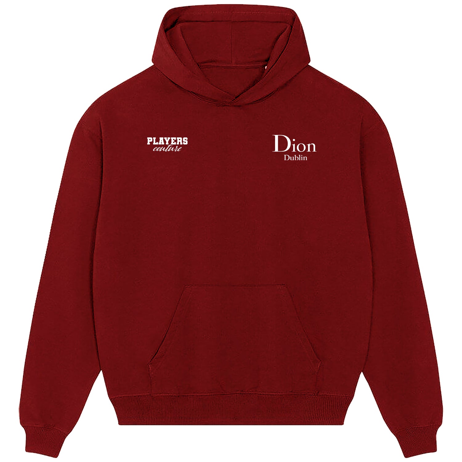 Dion Dublin Logo Players Couture Men's Casual Hoodie Red