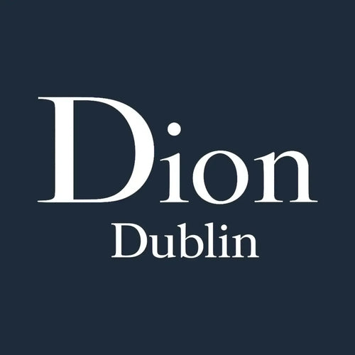 Dion Dublin Logo Men's T-Shirt – navy close-up detail shot of the Dion Dublin Players Couture logo design
