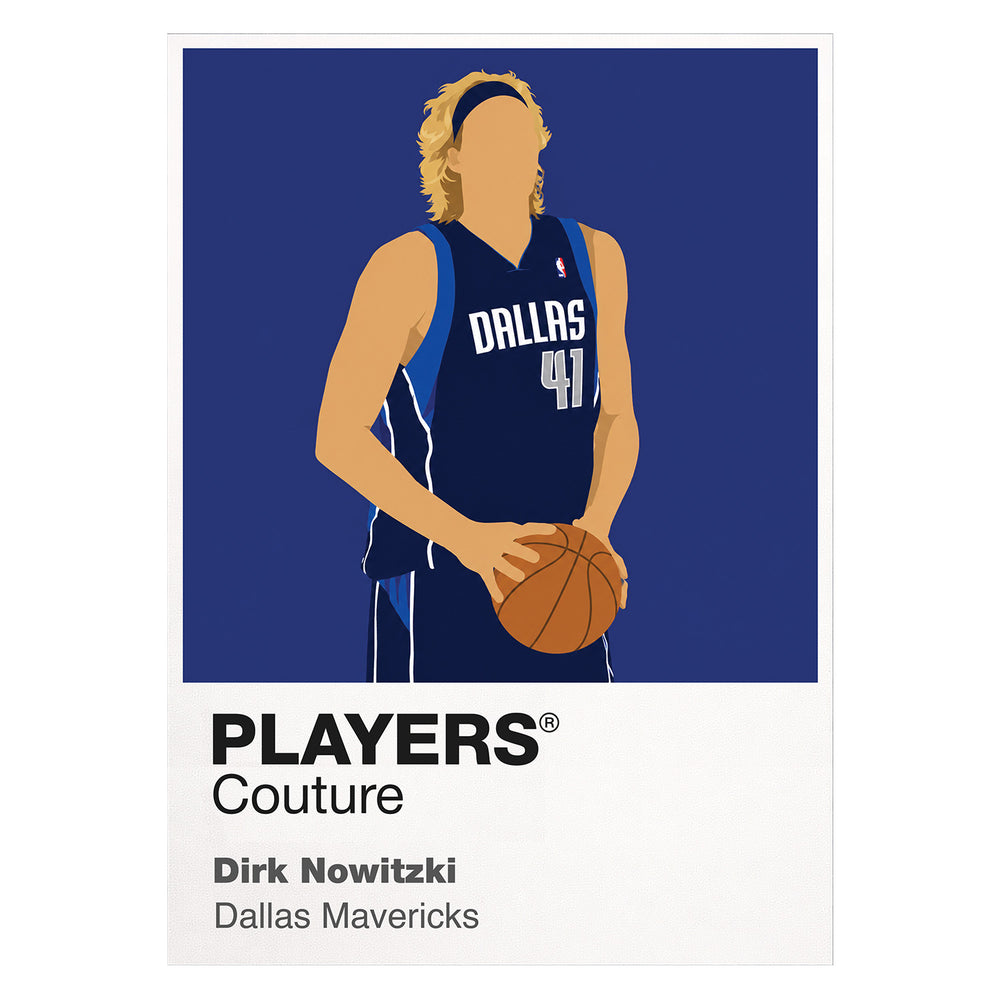 Dirk Nowitzki Mavericks Basketball Icon Frame - Icon Design