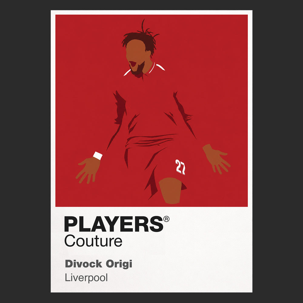 Divock Origi Liverpool Icon Frame — Black