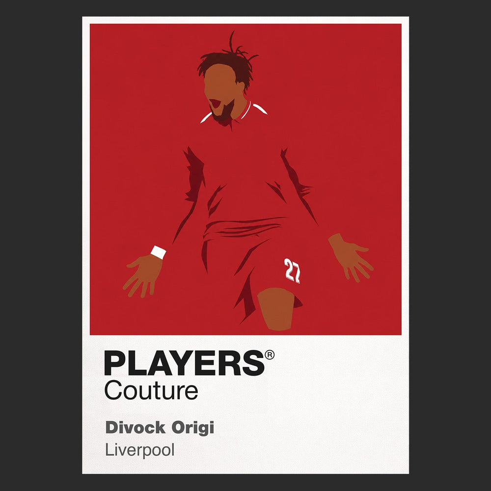 Divock Origi Liverpool Icon Frame — Black