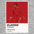 Divock Origi Liverpool Icon Frame — Gray