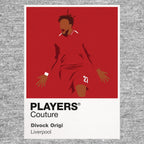 Divock Origi Liverpool Icon Frame — Gray