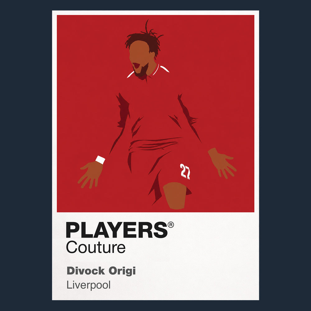 Divock Origi Liverpool Icon Frame — Navy