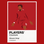 Divock Origi Liverpool Icon Frame — Red