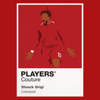Divock Origi Liverpool Icon Frame — Red