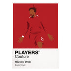 Divock Origi Liverpool Icon Frame — White