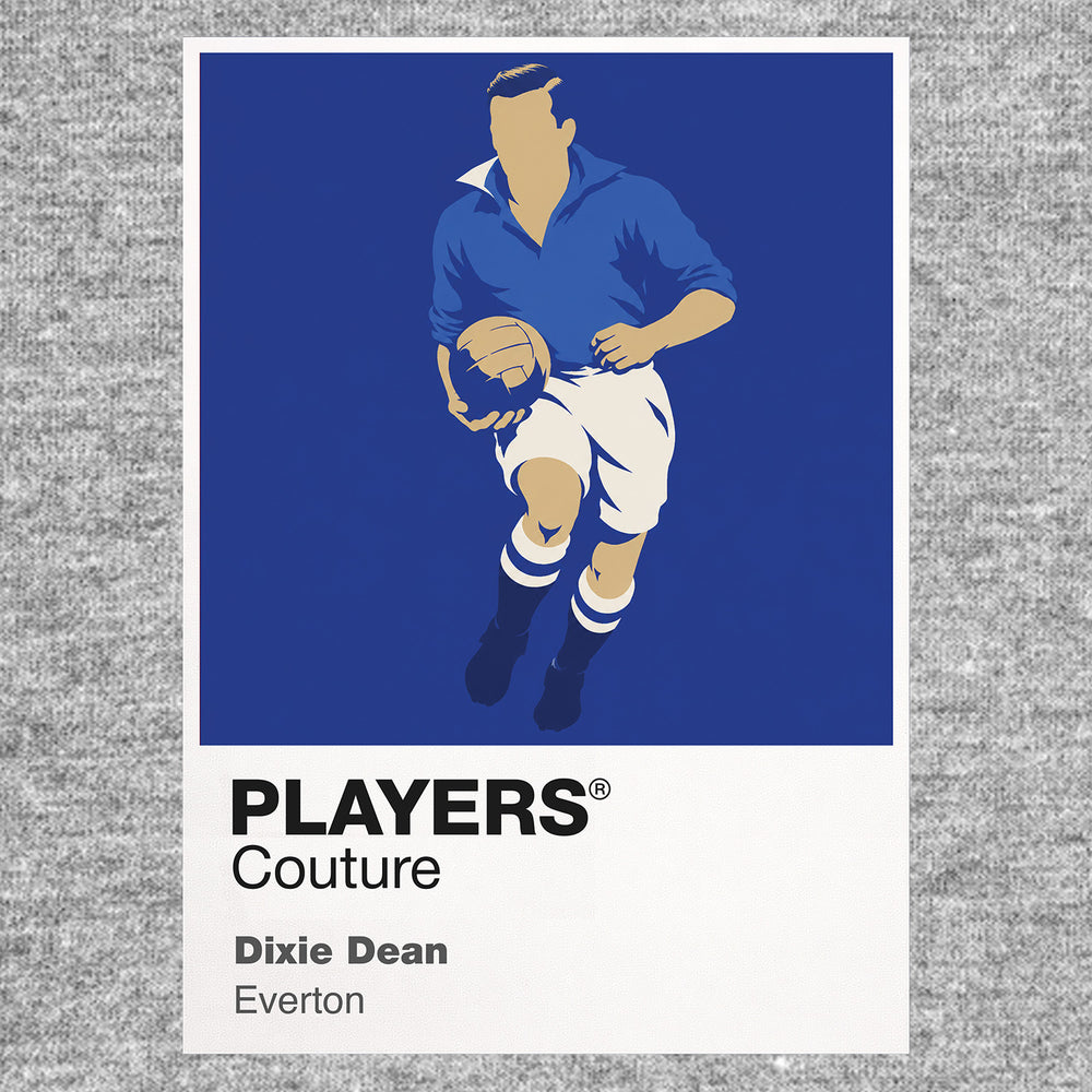 Dixie Dean Everton Icon Frame — Gray