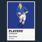 Dixie Dean Everton Icon Frame — Navy