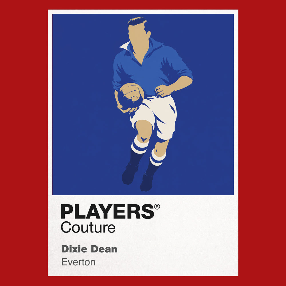 Dixie Dean Everton Icon Frame — Red