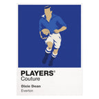 Dixie Dean Everton Icon Frame — White