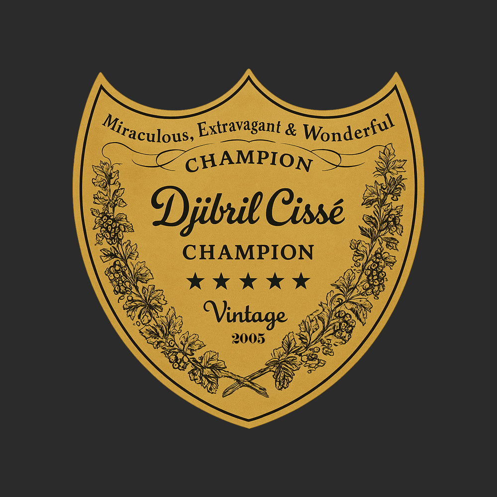 Djibril Cisse Logo Players Couture Mens T-Shirt