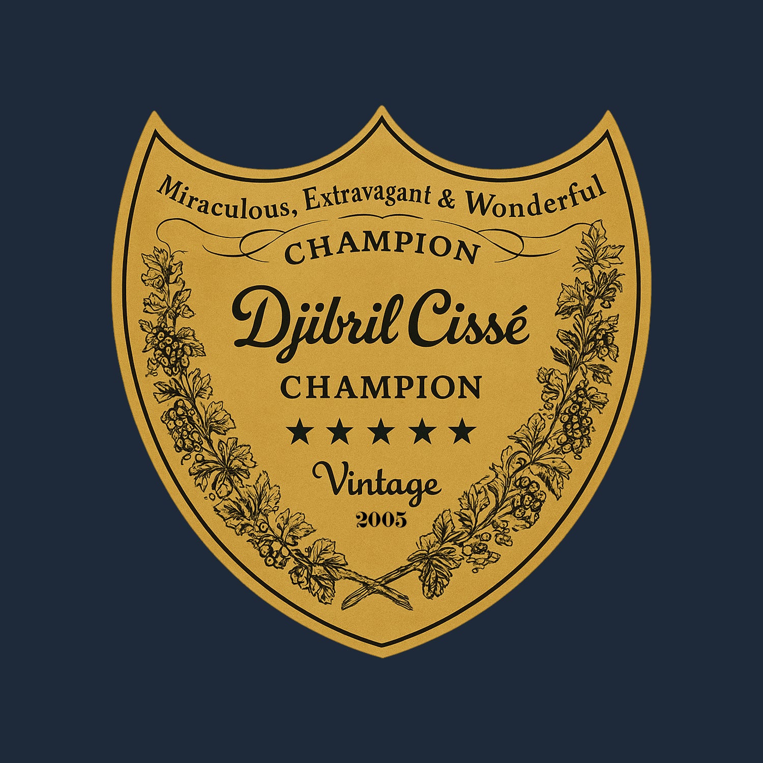 Djibril Cisse Logo Players Couture Men's Casual Hoodie